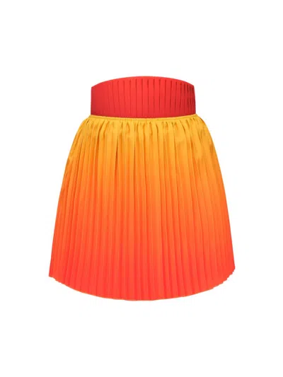 Andrea Iyamah Women's Kata Ombré Pleated Corset Skort