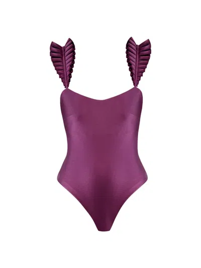 Andrea Iyamah Women's Tisi One-piece Swimsuit In Purple