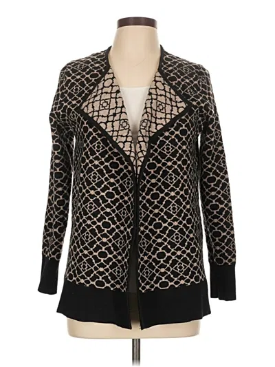 Pre-owned Andrea Jovine Cardigan Sweater In Black