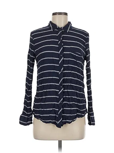 Pre-owned Andrea Jovine Long Sleeve Blouse In Blue