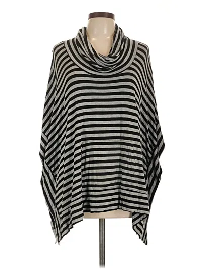 Pre-owned Andrea Jovine Poncho In Silver