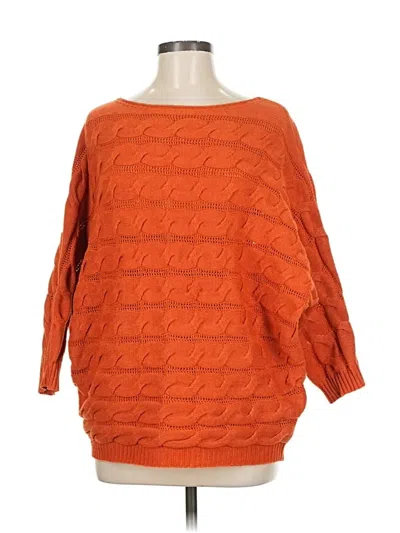 Pre-owned Andrea Jovine Pullover Sweater In Orange
