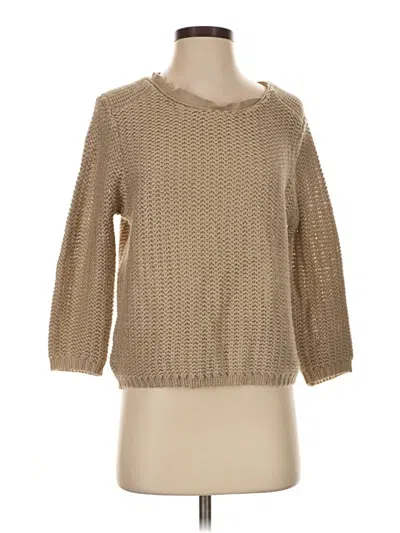 Pre-owned Andrea Jovine Pullover Sweater In Tan