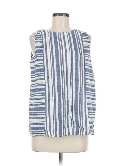 Pre-owned Andrea Jovine Sleeveless Blouse In Blue