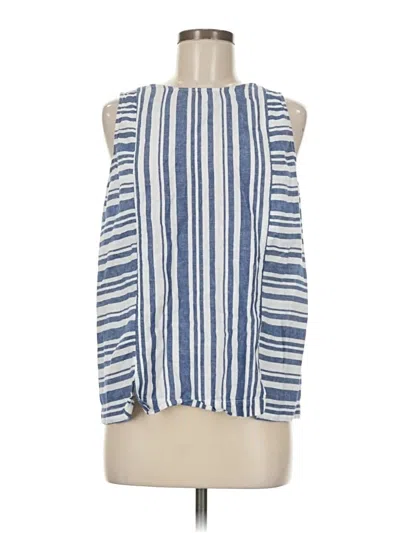 Pre-owned Andrea Jovine Sleeveless Blouse In Blue