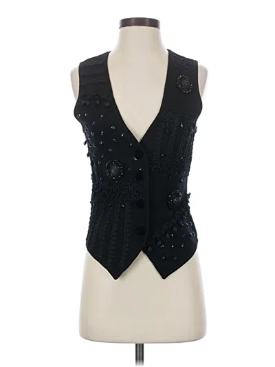 Pre-owned Andrea Jovine Sweater Vest In Black