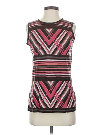 Pre-owned Andrea Jovine Sweater Vest In Pink