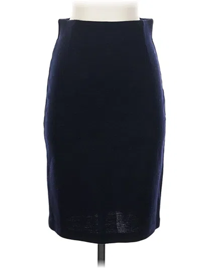 Pre-owned Andrea Jovine Wool Skirt In Blue
