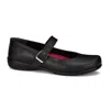 Andrea Leather Mary Janes An In Black