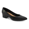 Andrea Low Heel Pumps In Black