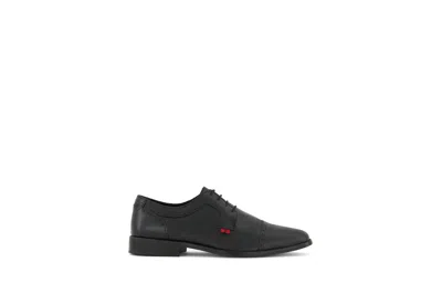Andrea Men's Leather Oxford Shoes In Black