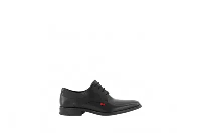 Andrea Men's Leather Oxford Shoes In Black