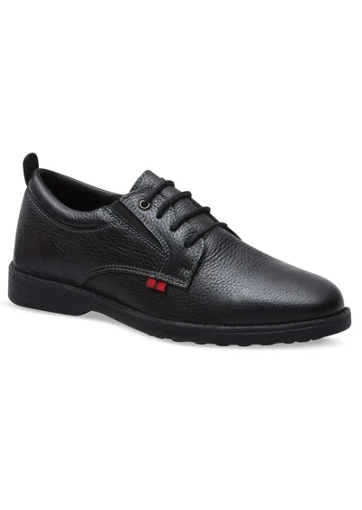 Andrea Men's Leather Oxfords In Black