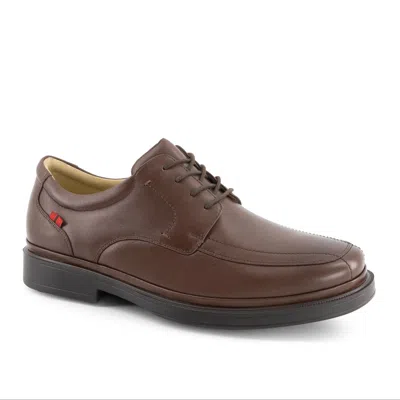Andrea Men's Leather Oxfords In Brown