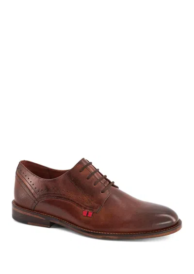 Andrea Men's Leather Oxfords Dark In Brown