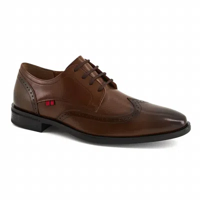 Andrea Men's Oxford Leather Shoe In Light Brown