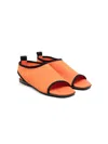 Andrea Montelpare Contrasting-trim Open-toe Sandals In Orange