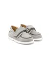 Andrea Montelpare Nubuck Loafers In Grey