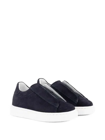 Andrea Montelpare Suede Sneakers In Blue