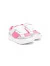 Andrea Montelpare Terry-cloth Glittered Sneakers In Pink