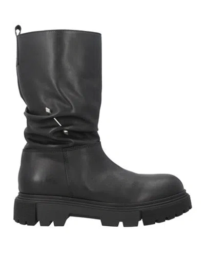 Andrea Morelli Woman Ankle Boots Black Size 5 Leather