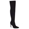 Andrea Over The Knee Sock Boots In Black