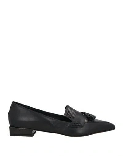 Andrea Pinto Woman Loafers Black Size 6 Leather