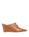 Andrea Pinto Woman Mules & Clogs Tan Size 7 Leather In Brown