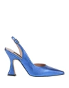 Andrea Pinto Woman Pumps Blue Size 5 Soft Leather