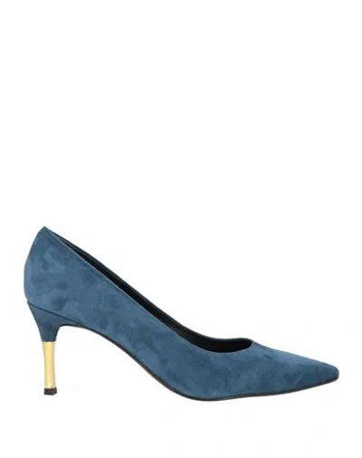 Andrea Pinto Woman Pumps Navy Size 11 Leather