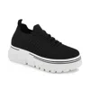 Andrea Platform Sneakers In Black