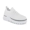 Andrea Platform Sneakers In White
