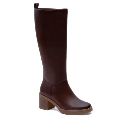 Andrea Tall Riding Boots In Brown