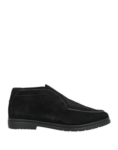 Andrea Ventura Firenze Man Ankle Boots Black Size 9 Leather