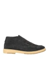 Andrea Ventura Firenze Man Ankle Boots Charcoal Size 9 Leather In Grey