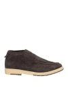 Andrea Ventura Firenze Man Ankle Boots Dark Brown Size 12 Leather
