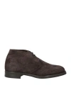 Andrea Ventura Firenze Man Ankle Boots Dark Brown Size 9 Leather