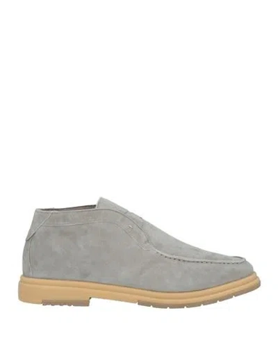 Andrea Ventura Firenze Man Ankle Boots Light Green Size 13 Leather