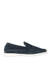 Andrea Ventura Firenze Man Loafers Slate Blue Size 12 Soft Leather