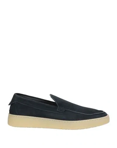 Andrea Ventura Firenze Man Loafers Midnight Blue Size 7 Leather