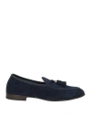 Andrea Ventura Firenze Man Loafers Midnight Blue Size 10 Leather