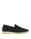 Andrea Ventura Firenze Man Loafers Midnight Blue Size 8.5 Leather