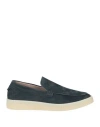 Andrea Ventura Firenze Man Loafers Midnight Blue Size 9 Leather