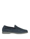 Andrea Ventura Firenze Man Loafers Navy Blue Size 13.5 Soft Leather
