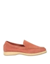 Andrea Ventura Firenze Man Loafers Rust Size 9 Leather In Red