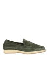Andrea Ventura Firenze Man Loafers Sage Green Size 9 Leather