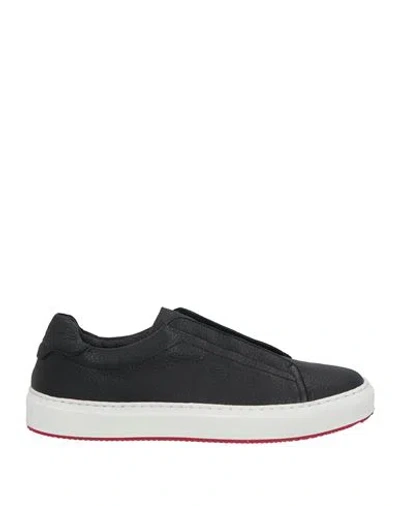 Andrea Ventura Firenze Man Sneakers Black Size 9 Leather