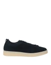 Andrea Ventura Firenze Man Sneakers Midnight Blue Size 9 Leather
