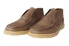 Andrea Ventura Shiny Leather Loafers In Brown