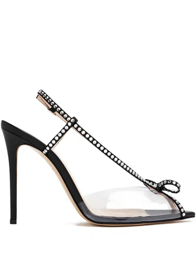 ANDREA WAZEN 105MM KAY EMBELLISHED SANDALS